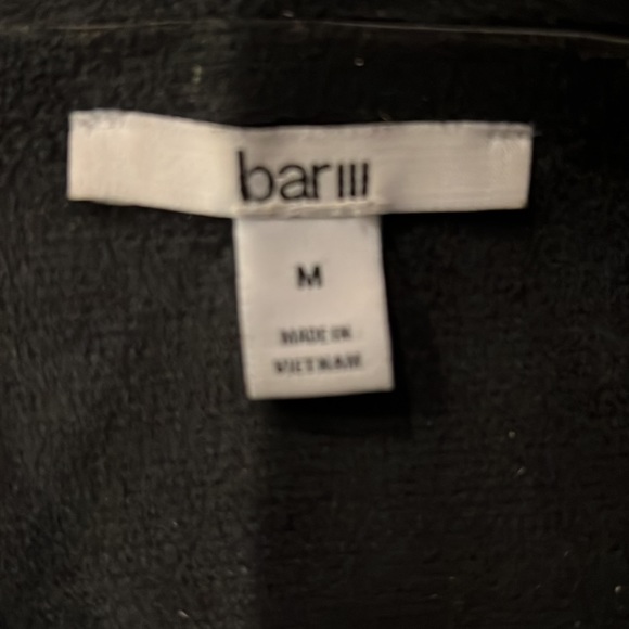 Bar III faux leather jacket wrap shacket size medium - Picture 6 of 6